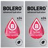 Generico SET 48 BOLERO DA 3 GRAMMI Lychee Preparato istantaneo polvere solubile in bustine Sticks per Bevande con Stevia e Vitamina C e Senza Zucchero ideale per fitness e diete