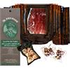 7 BELLOTAS 7B PREMIUM Prosciutto Race Iberica al 50% | Realizzato da Suini Iberici Nutriti con Cereali e Processo di Cottura Naturale | Jamon De Cebo De Campo Iberica Spagnolo | 36 Mesi (Affettato 30 X 100 gr.)