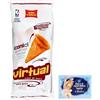 Felce Azzurra 12x San Carlo Snack Virtual, Coni di Mais, Patatine Multipack da 132g, Ogni confezione contiene 6 buste da 22g ciascuna + 1 Busta di Talco Felce Azzurra in omaggio da 100g
