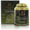 LA VIA DEL TÈ Cape Town, Rooibos Profumato con Fiori, tè Rooibos ai Fiori di Malva, Petali di Girasole e Rosa, Barattolo di Latta, 100 Grammi