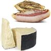 ilgustonline Mix Degustazione Pecorino Romano DOP - Stagionato 12 Mesi + 500g Guanciale al Pepe - 100% Italiano ed Artigianale
