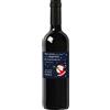 Bottle-Up Bottiglia di vino rosso personalizzata IGT Toscana Rosso - Idea regalo esclusiva e originale per Natale! (Frasi Celebri)