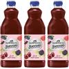 CAIYA 3X San Benedetto Succoso Frutti Rossi Bevanda alla Frutta 1,5L [3 Bottiglie]