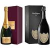 Generico Dom Perignon vintage 2013 + Champagne Krug edizione 171' - Due bottiglie di grandi champagne in cofanetto - idea regalo Importante