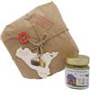 Tesori Di Sicilia Panettone Artigianale Pandorato con Crema di Pistacchio200g, incartato a mano, Panettone a lievitazione Naturale con Lievito Madre 1,100Kg, Idea regalo Natale