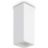 Ideal Lux LOOK SQUARE LAMPADA DA SOFFITTO IN GESSO BIANCO 1 LUCE ATTACCO GU10 L.7X20CM