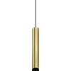 Ideal Lux LOOK ROUND SOSPENSIONE 1 LUCE ATTACCO GU10 OTTONE D.4X25CM