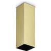 Ideal Lux LOOK SQUARE LAMPADA DA SOFFITTO 1 LUCE ATTACCO GU10 6X20CM OTTONE