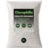 CLOROPHILLA Perlite per Piante in Vaso Leggera e Porosa, Perlite Giardinaggio Ideale per Terricci, per Piante, Ortaggi e Spezie (6 Litri)