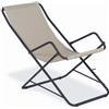 Emu Group Spa 301702230005 Bahama 170 Sdraio con Struttura in Acciaio Verniciato a Polvere Colore: Beige