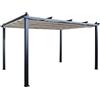 milani home ARON - gazebo da giardino 3 x 4 m
