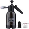 yanzisura Spruzzatore A Schiuma Per Auto, 2L Spruzzatore A Pressione Con 2 Ugelli Regolabili, Spruzzatori Manuale Con Funzione Di Spruzzo, Schiumatore Portatile Per Lavaggio Auto, Giardinaggio E Pulizia