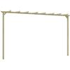vidaXL Legno di Pino Impregnato Pergola da Giardino Pergolato Supporto Piante