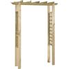 vidaXL Legno Impregnato Pino Pergola ad Arco per Piante Rampicanti Graticcio