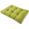 POKAR Cuscino-sedile Imbottito 120x80x12cm per Divano da Giardino, fodere asportabile e lavabile, per Bancali, comoda Seduta per Interno ed Esterno, DYI - fai da te, senza Pallet, Lime