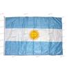 Domina Pubblicità Bandiera Argentina 150x100 cm Tessuto Nautico 115 gram/m², Bandiera dell'Argentina Dotata Di Cordino e Doppia Cucitura Perimetrale