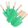 CIYODO Set 10 Pale da Giardino Multifunzionali Manico in Legno, Attrezzi per Piantagione e Diserbo, Leggere e Resistenti per Orto e Giardinaggio All'aperto Colore Casuale