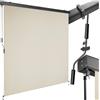 tectake® tenda da sole verticale a rullo, con manovella, protezione UV, impermeabile, resistente al vento, frangivista balcone, terrazzo, fissaggio a parete, privacy - Beige, 180 x 250 cm