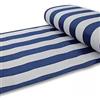 GX GARGIX Tenda da Sole a Strisce con Anelli, per Balcone, Veranda e Giardino, con Frange, Resistente, Vari Colori e Misure (BLU, 300x300Cm)