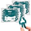 Sillar Clip a Molla per Piante 3 × 4 cm, 150 pz - Ganci Legatura Pomodori, Cetrioli, Piante Rampicanti, Orto, Serra, Balcone