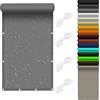 GOUSAILS Telo Copertura Pergolato 3 x 3.6 m 98% Protezione UV Tenda Sole Esterno Facile da Installare per Giardino, Balcone, Piscina, Grigio Chiaro