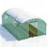 PEILU Serre da giardino antigelo in acciaio, 3 x 4 x 2 m, in HDPE con 4 griglie di protezione dagli insetti, finestre e porte, walk-in serra da giardino, per piante