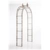 CLP Arco Pergolato Sun Da Giardino I Supporto Piante Rampicanti Metallo Trattato I Sostegno Fiori In Ferro Robusto, Colore:antico marrone