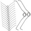 BESPORTBLE 20pezzi Ricambio per Forbici da Potatura Acciaio Inossidabile Molla Ergonomica per Cesoiatura Frutti Componenti Resistenti per Attrezzi da Giardino Professionali