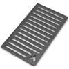 Grillrost.com Das Original Griglia per stufe 15x26,5 cm in Acciaio Massiccio - più Resistente delle Griglie in ghisa - per stufe e caminetti