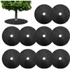 Jingyash 20 Pezzi Dischi Pacciamatura per Alberi, 15/25/27/32cm Anelli Pacciamatura per Alberi Non Tessuto, Tappetino Pacciamante Anti-Erbacce Rotondo, Tappetino Protezione Albero per Controllo delle Erbacce