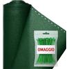 Lemag srl Rete Ombreggiante Verde 90% 1x 5~30 m + 100 Fascette in Omaggio - Telo Frangisole per Balcone, Giardino, Recinzione - Anti-UV, Traspirante, Oscurante Privacy - Lemag srl (1mt x 15)