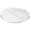 HeRo24 Griglia cromata da 70 cm, rotonda da appendere, per barbecue girevole e trifuso, anello esterno da 6 mm, aste da circa 4 mm, stabile griglia rotonda per braciere da giardino e campeggio.