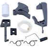 EAGHADEK Accessori per Utensili Kit Molla Braccio Leva Asta Starter grilletto acceleratore Compatibile con Filtro Linea Carburante Motosega Husqvarna 136 137 141 142 36 41