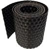 Generico Rotolo Frangivista in Rattan per Recinzione Esterna - Strisce Resistenti alle Intemperie per Recinzioni, Balconi e Terrazze - Facili da Installare 255 cm x 19 cm (Marrone)