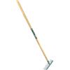 Synx Tools Rastrello da giardino 10 denti zincato rastrello - rastrelli - rastrelli - coltivatori del suolo - Rimuovi erbacce - Articoli da giardino - Completo Incl. 160 cm