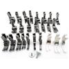 ckpsms KUNPENG - # KP-PF25 SET PIEDINO PRESSER PER JUKI DDL-555 DDL-5550 DDL-5600 DDL-8300 Brother B705 B70 7B715 B716 B735 Singer 188K 191D 195K 196K