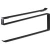 Yamazaki 7116 TOWER UnderShelf Paper Towel Holder, black, Steel, 1.5 x 26 x 9.5 cm