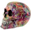 Puckator Teschio Decorativo - Effetto Marmo Arcobaleno