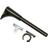 Gardinia Supporto a Muro Universale, incl. Adattatore ad Anello o a T, Attacco a Parete, per bastoni per Tende, Linea Memphis
