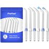 FreFeel Suggerimenti di ricambio per Waterpik Water Flosser (2 punte classiche a getto e 2 punte ortodontiche e 2 punte per cercare targhe)