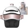 wolfjuvenile Massaggiatore Elettrico Per La Testa, Casco Massaggio Al Collo Con Calore,Impastamento,Compressione Dell'Aria, Massaggiatore Punti Di Agopuntura -Musica/Telecomando,Per Sollievo Dallo Stress,Pink