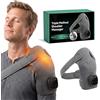 Yuyingbb Hewelth Massaggiatore per Spalle Triple Method con Calore e Vibrazione, Senza Fili, Regolabile, per Spalle, Ginocchia e Gambe.