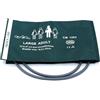 skmeditec Bracciale Pressione Sanguigna Per Adulti Di Corporatura Robusta, Bracciale Di Ricambio Per Pressione Arteriosa In Nylon Riutilizzabile A Doppio Tubo Da 33-47 cm, Senza Connettore