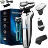 NNBWLMAEE Sekoda Pro 8 Electric Shaver, Electric Shaver for Man, 4D Floating Head Shaver, Fast Charging, Quiet Motor, Dual-Track Blades, IP6X Waterproof (Silver,Upgrade)