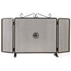 MILLE Parascintille 2 Ante, Ferro Quadrato, Cerniere Saldate 80xh. 40 Cm