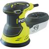 RYOBI Levigatrice eccentrica con cavo Ryobi ROS300 da 300 W e 125 mm, fornita con 5 fogli abrasivi.