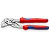 KNIPEX Pinza chiave pinza e chiave in un unico utensile in confezione Self-service cromata con impugnature multicomponente 180 mm, 86 05 180 SB