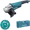 Makita SMERIGLIATRICE ANGOLARE 2200W+VALIGET+DIA