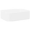 vidaXL Lavandino con Foro di Scarico Rettangolare Moderno Elegante Lavello Lavabo Arredo Bagno Sanitari 40x30x13 cm in Ceramica Bianco