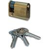 Assa Abloy Yale 0903002 Mezzo Cilindro Ovale 76 mm, 66 x 10